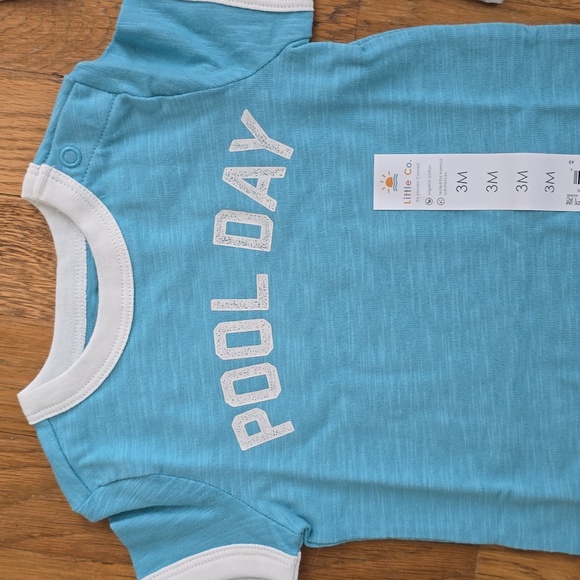 LITTLE CO BY LAUREN CONRAD BRAND BABY GIRL SHORTS TEE-SHIRT BUNDLE SIZE 3 MONTHS - Picture 2 of 16